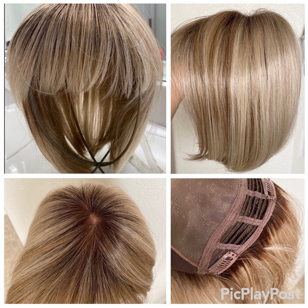 NWOT Wiglet, synthetic hair, length approx. 10-12”